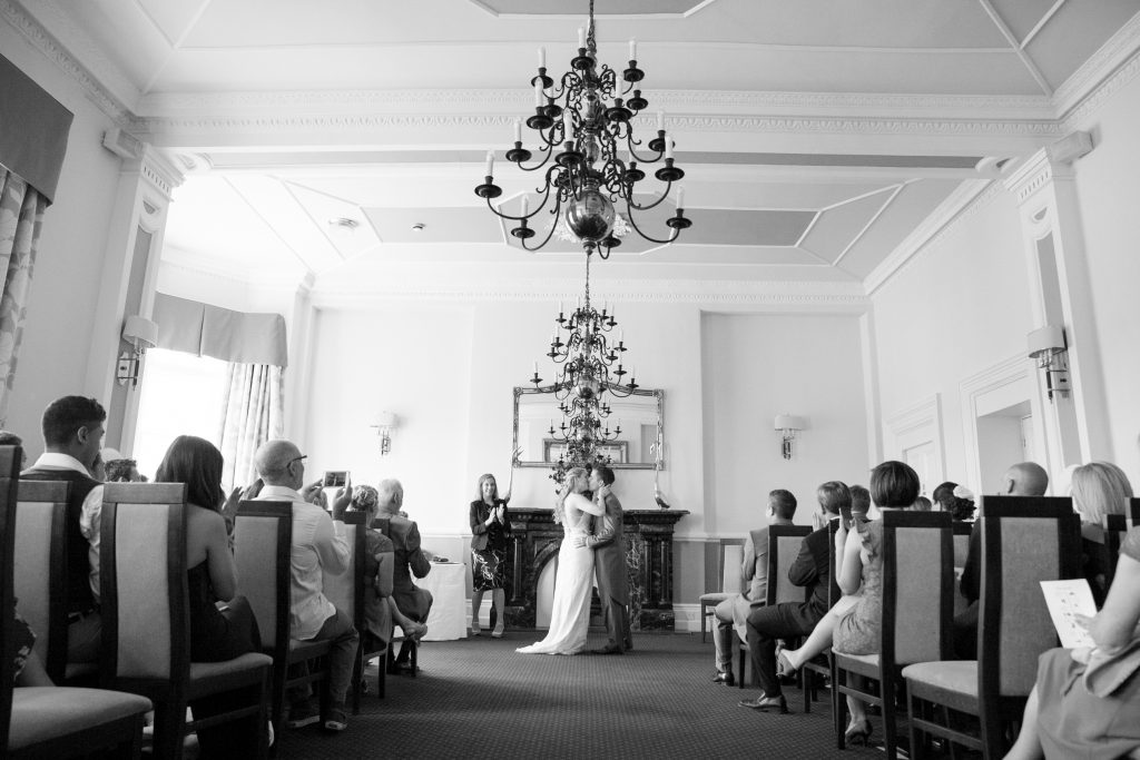Fowey hotel wedding by Tom Robinson Photography Cornwall wedding photographer