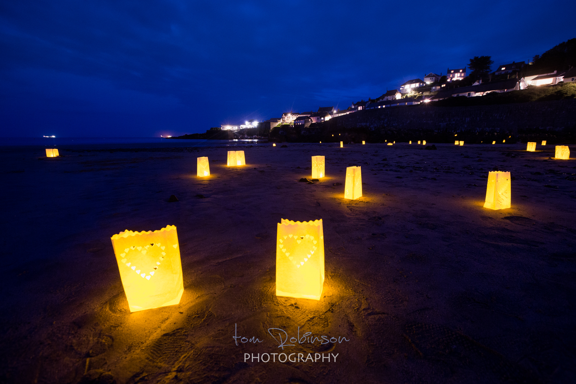 Coverack by night from the Cornwall by night collection by Tom Robinson Photography